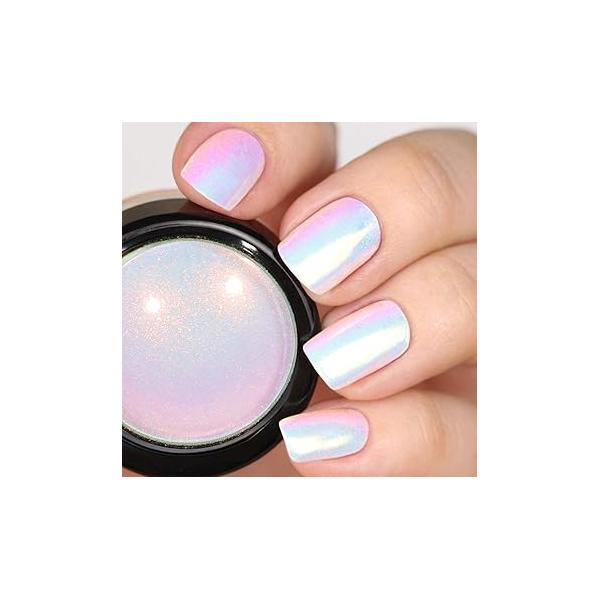 Pretty Diva Gold Chrome Nail Powder, Powder for Nails Mirror Powders Metallic Pigment Decoration DIY Art,Craft