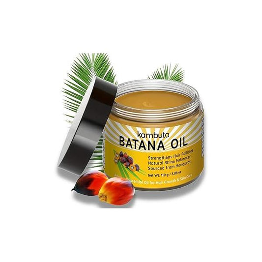 Batana Oil Organic for Hair Growth: Natural Oils from Honduras Treatment Loss - Regrowth Moisturizer Masks Growth and Thickness Cold Pressed Women Men (1pcs)