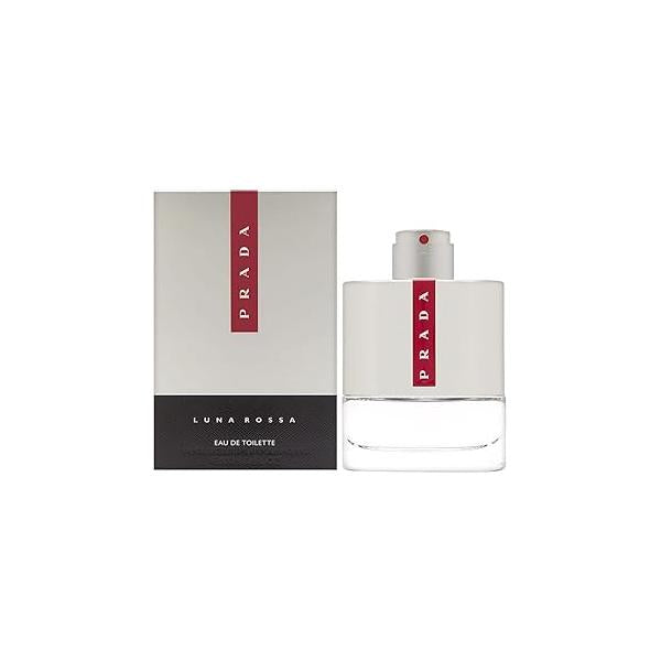 Prada Luna Rossa Eau de Toilette Spray for Men, 3.4 Ounce (Packaging may vary)