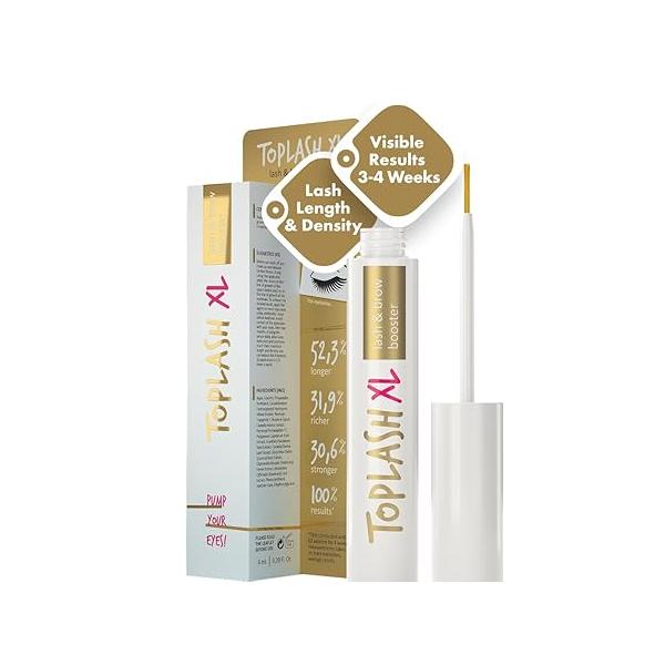 Eyelash Growth Serum - Innovative Formula for Longer, Thicker, Fuller Brows & Lashes Natural, Cruelty-Free Hypoallergenic 0.10 fl.oz.