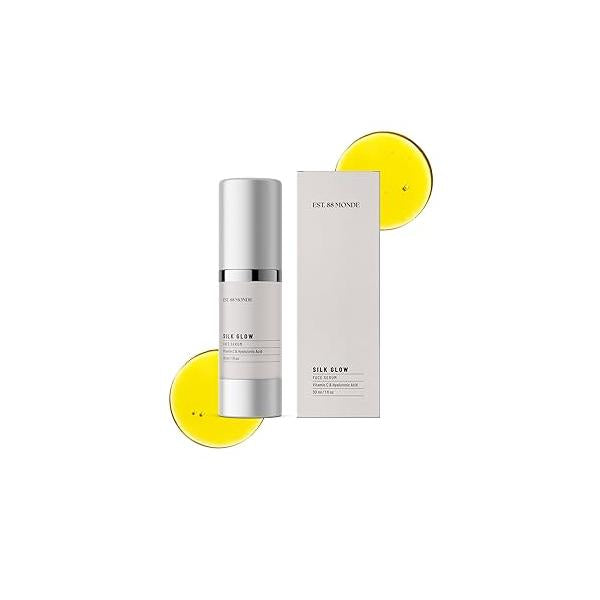 EST. 88 Monde Under Eye Serum - Vegan Retinol & Hyaluronic Acid, Treats Dark Circles, Bags, Puffiness, Fine Lines Wrinkles 0.5 Fl Oz