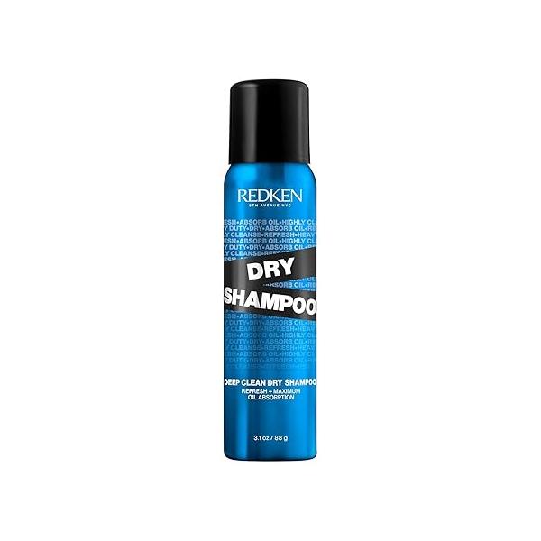 Redken Deep Clean Dry Shampoo For All Hair Types, Dark or Light - Instantly Refreshes and Absorbs Oil In Between Washes, No Buildup Residue
