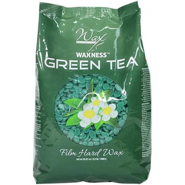 Waxness Wax Necessities Film Hard Beads Green Tea 2.2 Pound