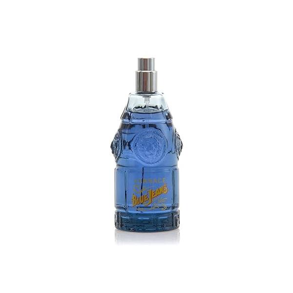 VERSACE Eau De Toilette Spray, Blue Jeans, 2.5 Ounce