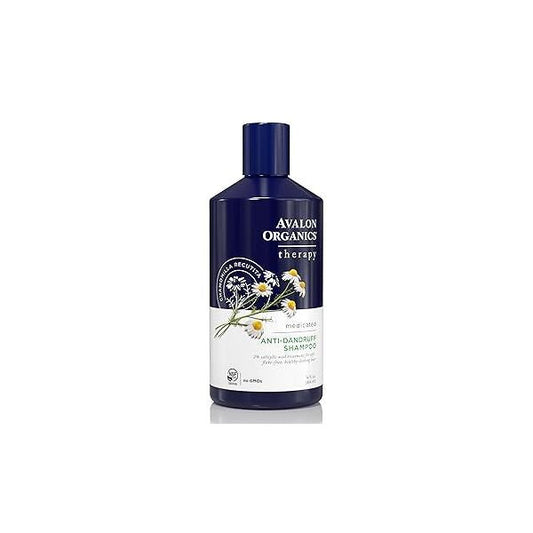 Avalon Organics Therapy Medicated Anti-Dandruff Shampoo for Soft, Flake-Free Hair, 14 Fluid Ounces