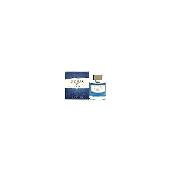 GUESS Factory Men's Guess 1981 Indigo 3.4 oz 100 ml Eau De Toilette Spray for Men,10009396