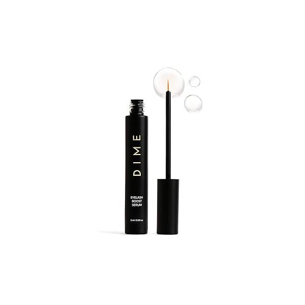 DIME Beauty Eyelash Boost Serum, Growth Serum for Healthier, Longer, Thicker Eyelashes, 0.20 oz / 6 ml