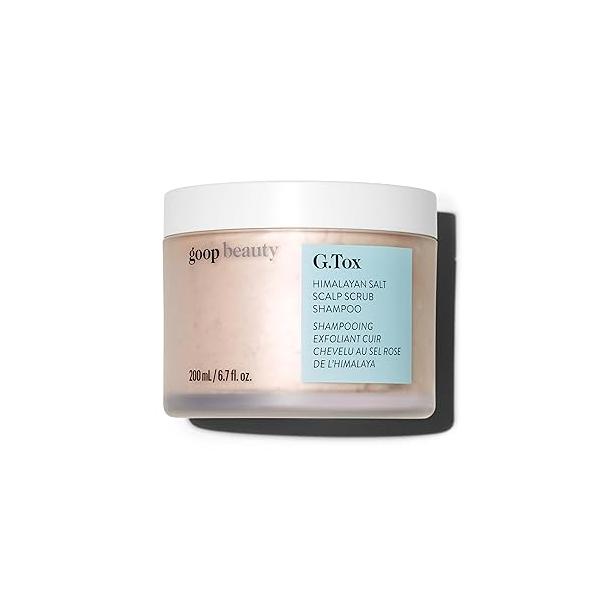 goop Beauty Scalp Scrub Shampoo | Exfoliator to Dexofiy & Purify Himalayan Salt Rosehip Oil Cleanses Hair of Product Buildup 6.7 fl oz