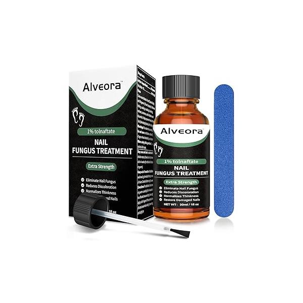 Toenail Fungus Nail Treatment Extra Strength Fast Acting, Clear, for Fingernails, Athletes Foot, Repair, Damaged & Discolored Nails
