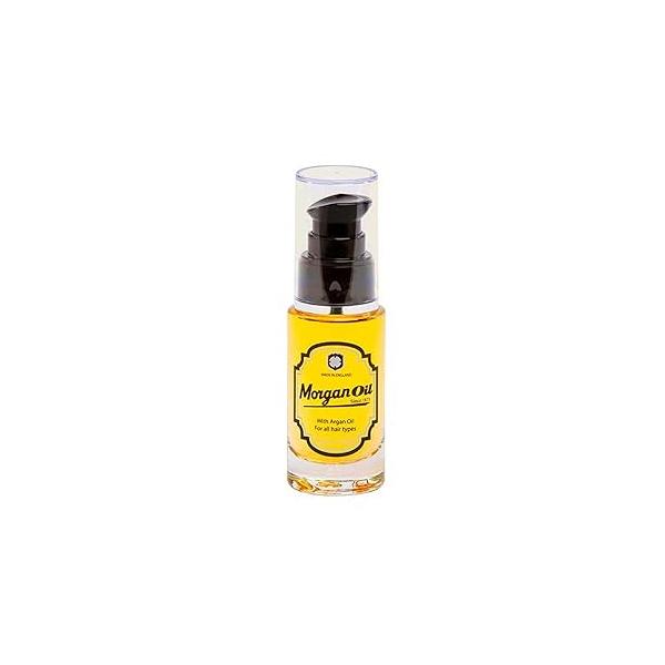 Morgan's Pomade Hair Oil, Smoothing, Deep Conditioning Oil Ideal for Dry, Brittle and Frizzy with Argan Vitamin E 1 Fl Oz