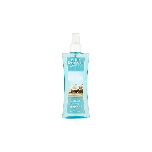Body Fantasies Signature Coconut Fantasy by Parfums De Coeur Spray 8 oz for Women