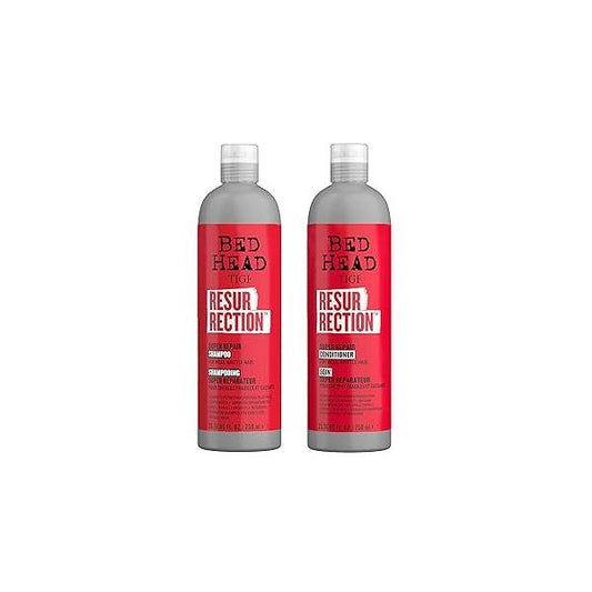 Bed Head by TIGI Moisturizing Shampoo and Conditioner Set for Damaged Hair, Resurrection Infused Hair Care with The Plant, 25.36 fl oz, 2 Pack