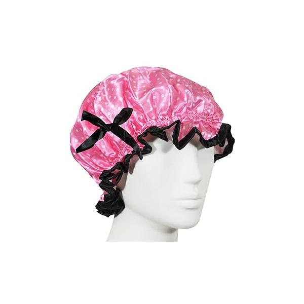 Stylish Satin Shower Cap - Zebra