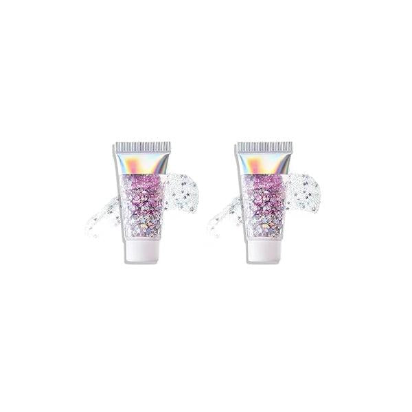 Body Glitter by Wet n Wild Fantasy Makers Gel Silver Seeing Double (Pack of 2)