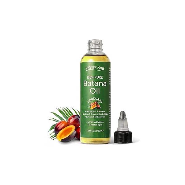 Organic Batana Oil for Hair Growth: Pure and Natural Deeply Nourishing Scalp Thicker & Stronger 4.23 FL OZ