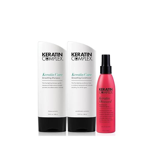 Keratin Complex Retail Kit with Shampoo, Conditioner, and Obsessed 5oz