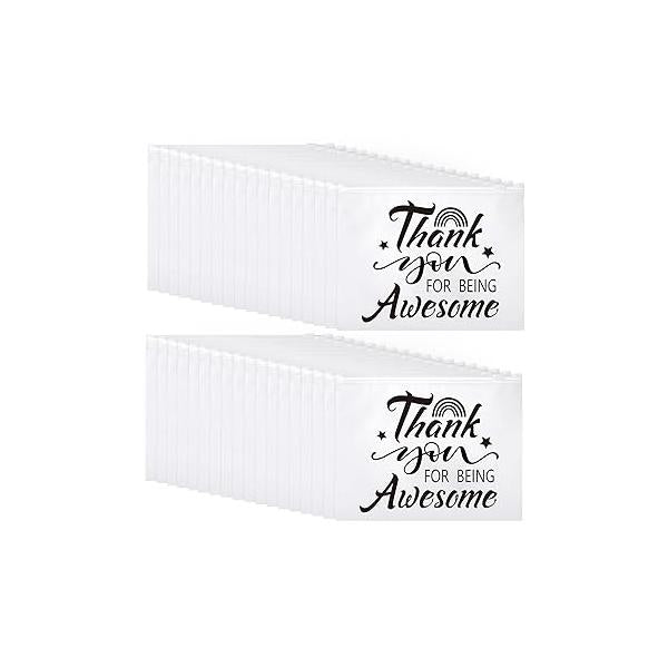 Reginary 50 Pcs Inspirational Gifts Bulk for Women Cosmetic Bag EVA You Are Braver Awesome Makeup with Zipper Birthday Graduation Christian Easter Encouragement Gifts(Classic Awesome)