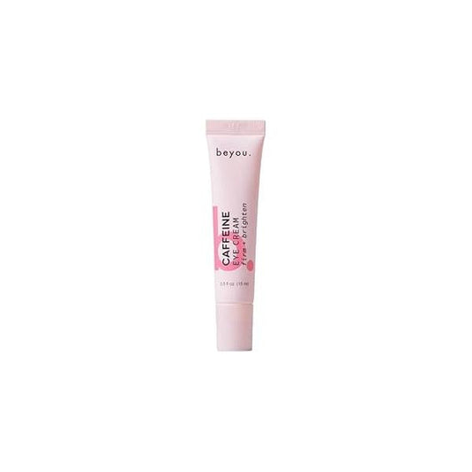 Beyou Brightening Eye Cream - K-Beauty Caffeine & Hyaluronic Acid Gel Reduces Puffiness, Dark Circles Fine Lines Sensitive Skin Safe Clean, Made in Korea 0.5 oz