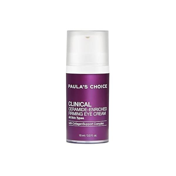 Paula's Choice CLINICAL Ceramide Firming Eye Cream with Vitamin C and Retinol, for Fine Lines, Wrinkles Loss of Firmness