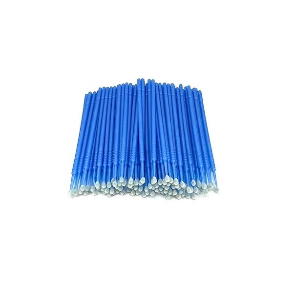 Disposable Micro Applicator Brush for Makeup, Eyelash Extension, Lash and Mascara Application Personal Care (100 Count (Pack of 1), Purple (XL))