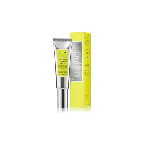 Naturium Retinaldehyde Cream Serum 0.10%, Advanced Anti-Aging & Smoothing Potent Face Skin Care, 1.7 oz