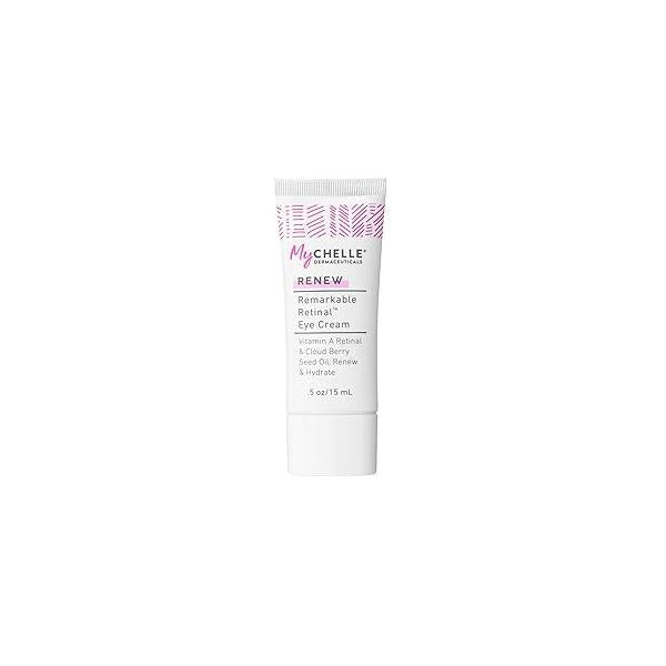 MyChelle Dermaceuticals Remarkable Retinal Eye Cream (0.5 Fl Oz) - Anti Aging Serum with Potent Vitamin A and Plant Stem Cells to Reduce Appearance of Fine Lines Wrinkles