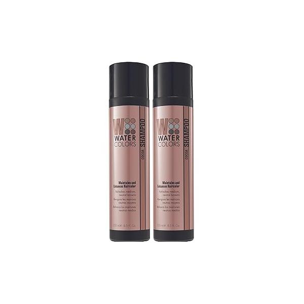 Watercolors by Tressa 3-in-1 Color Depositing Shampoo, Semi Permanent Hair Color, Dye Shampoo for Curly, Dry, and Normal Hair, 8 fl oz - LIQUID COPPER