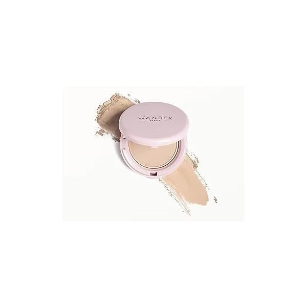 Wander Beauty Women's Wanderlust Powder Foundation, Light, Tan, 0.3 Ounce