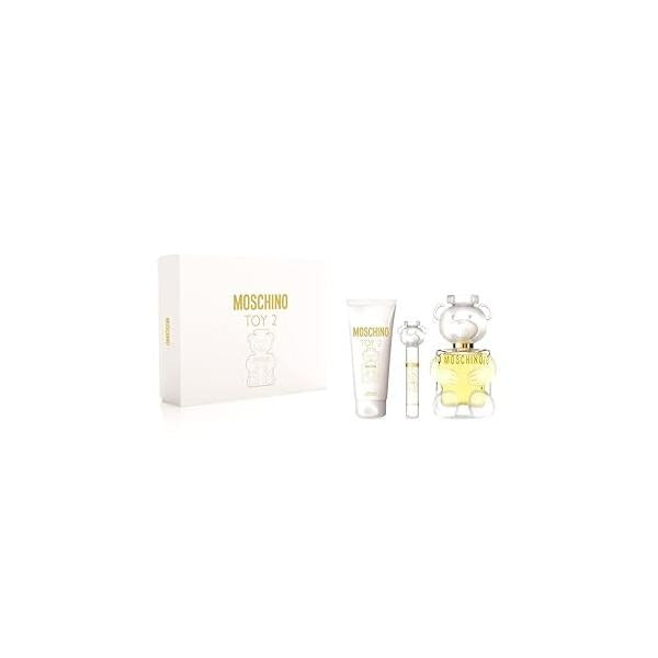 Moschino Toy 2 3.4oz EDP Spray, Body Lotion, 0.33oz Spray Women 3 Pc Gift Set