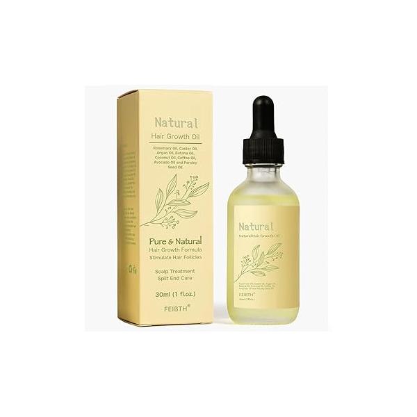 Natural Hair Growth Oil, for Men and Women 1pcs