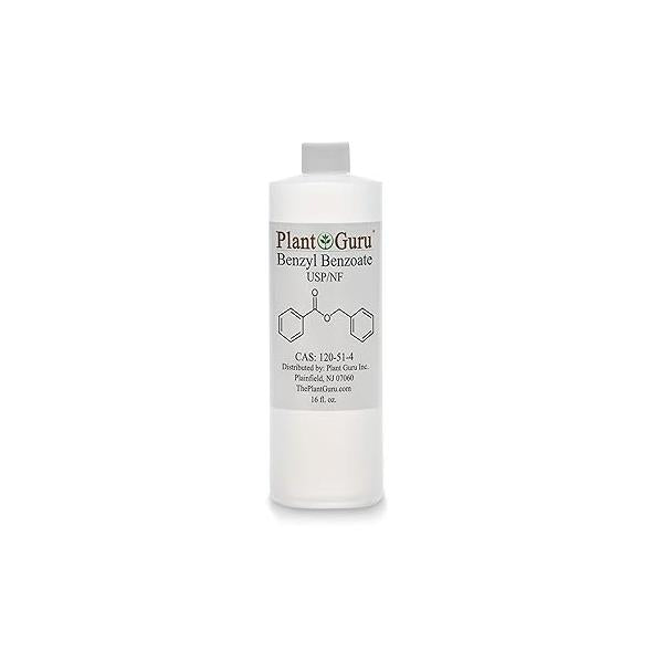 Benzyl Benzoate USP Grade Liquid 16 fl. oz. - Great for Fragrance/Aroma Compounds, Cosmetics, Hair & Scalp Products.