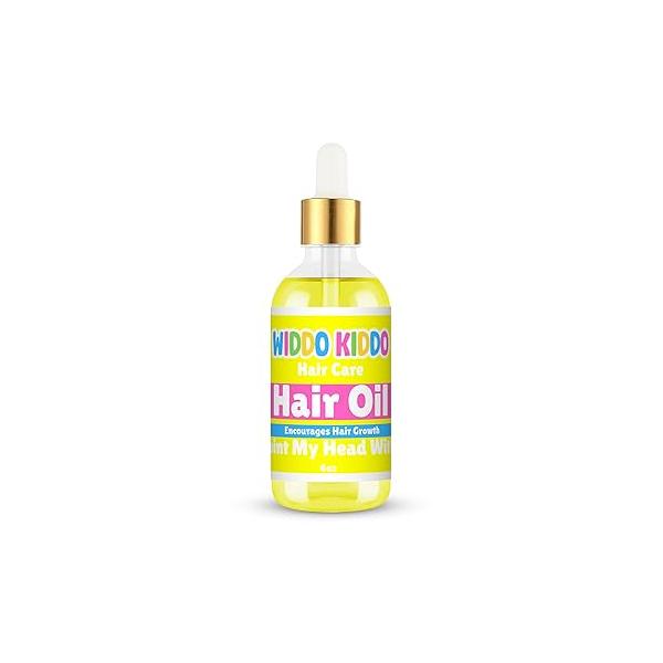 Nourishing Hair Oil - Natural Growth for Kids With Almond Oil, Vitamin E and more All Types 4 Oz