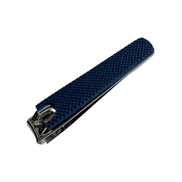x1 ALAZCO Soft Grip Toenail Clippers Non-Slip Stainless Steel Nail Manicure Pedicure Sharp Fingernail Hand Foot Scissors Tools Men Women Thick Nails -Navy Blue