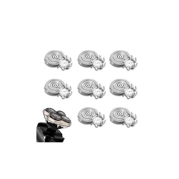 16 PACKS Head Shaver Replacement Heads Compatible with Skull Pitbull Gold PRO, Silver Palm, Platinum Electric Razor head for Superior Shaving