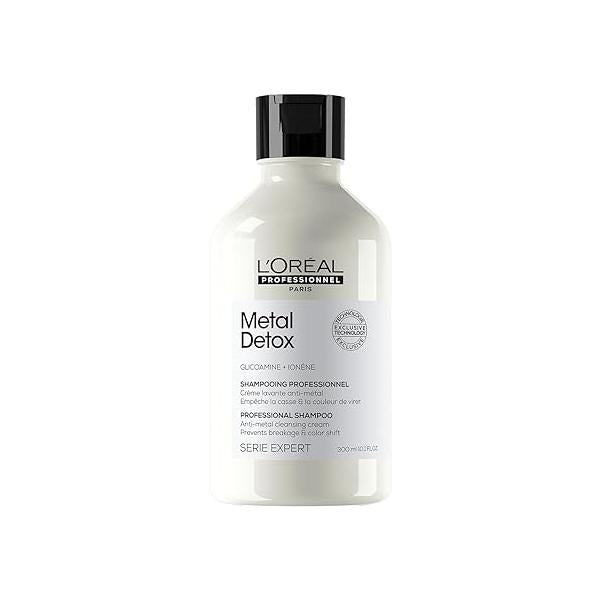 L'Oréal Professionnel Paris Metal Detox Shampoo - Sulfate-Free Anti-Breakage For Damaged or Color-Treated Hair, Detoxifies, Prevents Damage & Prolongs Hair Color