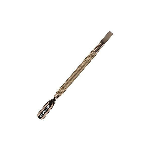 Utopia Care Cuticle Pusher Tool & Spoon Nail Cleaner, Professional Stainless Steel Remover Cutter, Durable Manicure Pedicure for Finger Toenails, Bronze