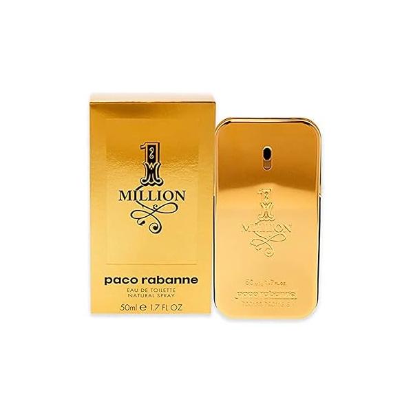 Paco Rabanne 1 Million By For Men Eau De Toilette Spray, 1.7 Fl Oz / 50 Ml