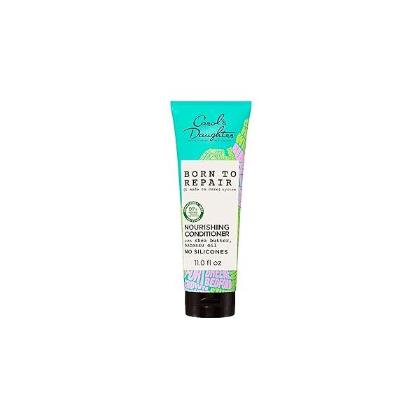 Carol's Daughter Born To Repair Nourishing Conditioner, Sulfate-Free Hair Care for Curly with Shea Butter, 11 Fl Oz