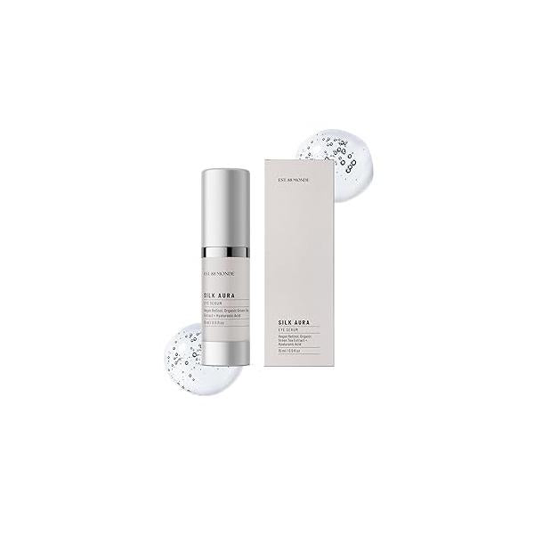 EST. 88 Monde Under Eye Serum - Vegan Retinol & Hyaluronic Acid, Treats Dark Circles, Bags, Puffiness, Fine Lines Wrinkles 0.5 Fl Oz