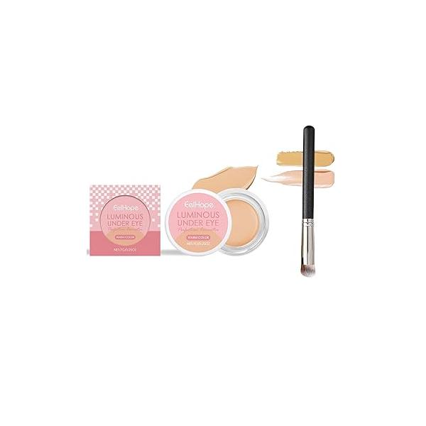 Under Eye Brightener - Brightening Cream Concealer, Dark Circle Concealer & Brightener, Moisturizing Waterproof (Natural colour)