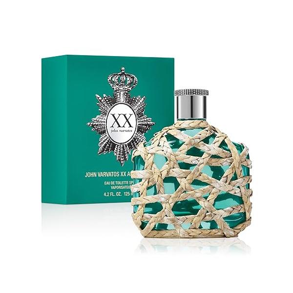 John Varvatos Men's Cologne, XX Artisan Teal Eau de Toilette EDT Spray, Aquatic Scent with Notes of Rosemary, Mineral Driftwood and Baie Rose