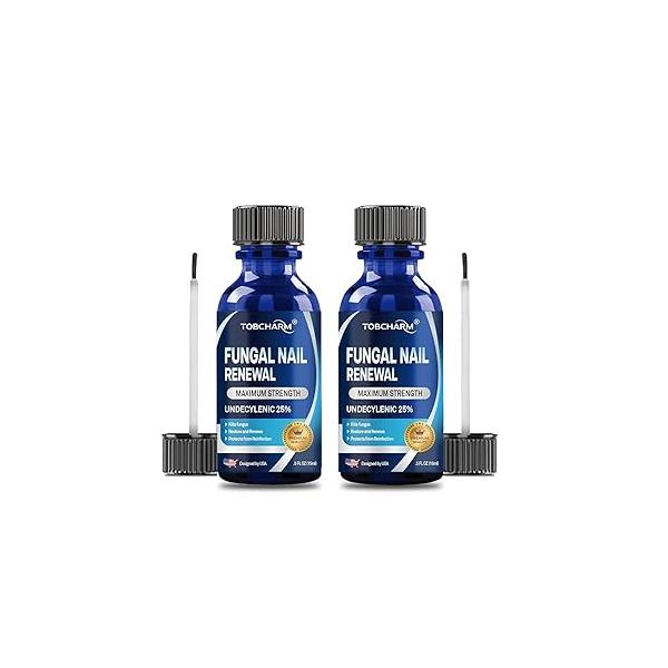 Toenail Fungus Treatment For & Finernails, 25% Undecylenic acid, Toe Nail Extra Strength, Tea Tree Oil for Tonail