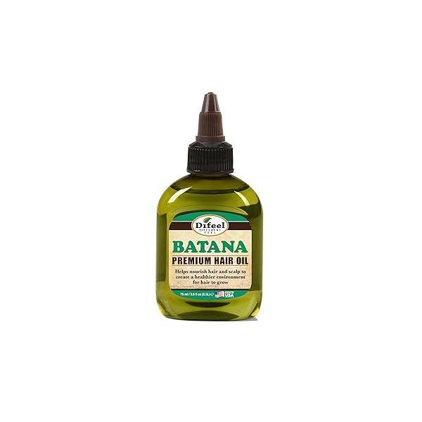 Difeel Batana Premium Hair Oil 2.5 oz. - oil for growth, Restores Moisture & Strengthens