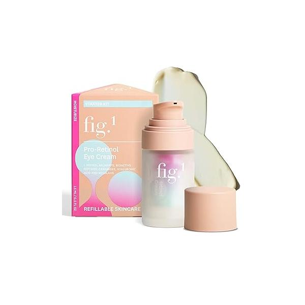 Fig.1 Pro-Retinol Eye Cream | Anti-Aging For Wrinkles And Fine Lines Hydrating Under Dark Circles Puffiness Moisturizer Women & Men, 15ml / 0.5 fl oz