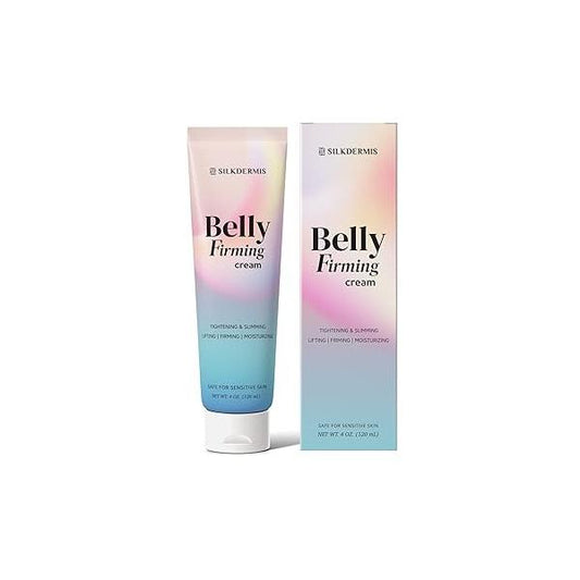 B Flat Belly Firming Cream - Skin Tightening & Cellulite for Stomach, Thighs Butt, Moisturizing Lotion with Powerful Natural Ingredients , 120 ML