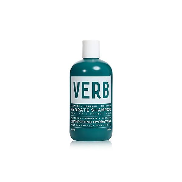 VERB Hydrate Shampoo - Cleanse Dry + Frizzy Hair Smooth Reduce Frizz Amber Warm Jasmine Scent