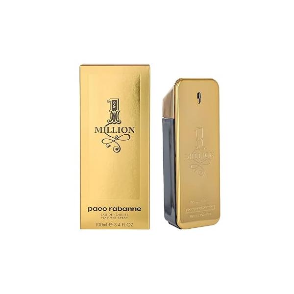 Paco Rabanne 1 Million Eau de Toilette for Men - 3.4 oz