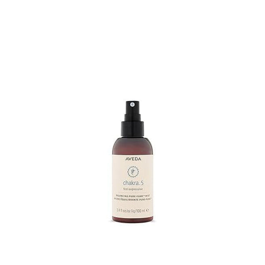 Aveda Chakra 5 Balancing Pure-Fume Mist: Throat | Body & Room Spray Balances With Certified Organic Grapefruit, Rosemary, Ylang Ylang, 3.4 Fl Oz