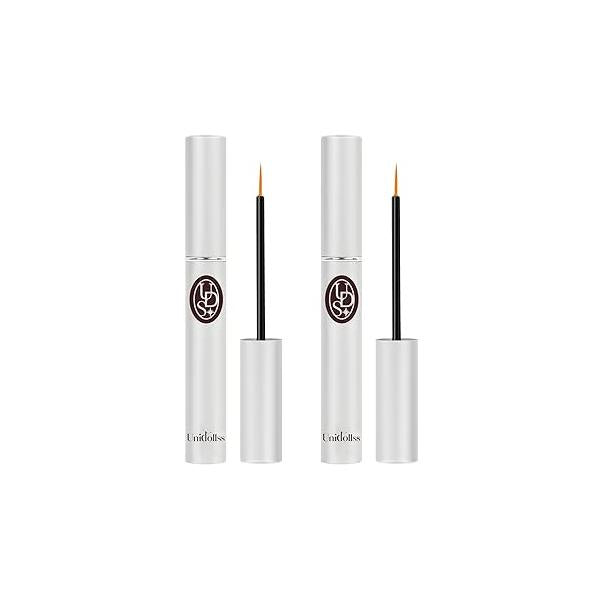 Eyelash Growth Serum Specially for Sensitive Eyes makes Thicker, Longer Lashes and Eyebrows Unidollss Lash Enhancing Treatment with Nourishing Botanical,Vegan&Cruelty-free.