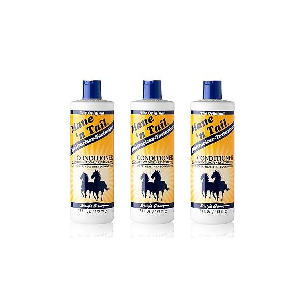 Mane 'n Tail Original Formula For Thicker Fuller Hair 16 oz (3 Pack Conditioner)